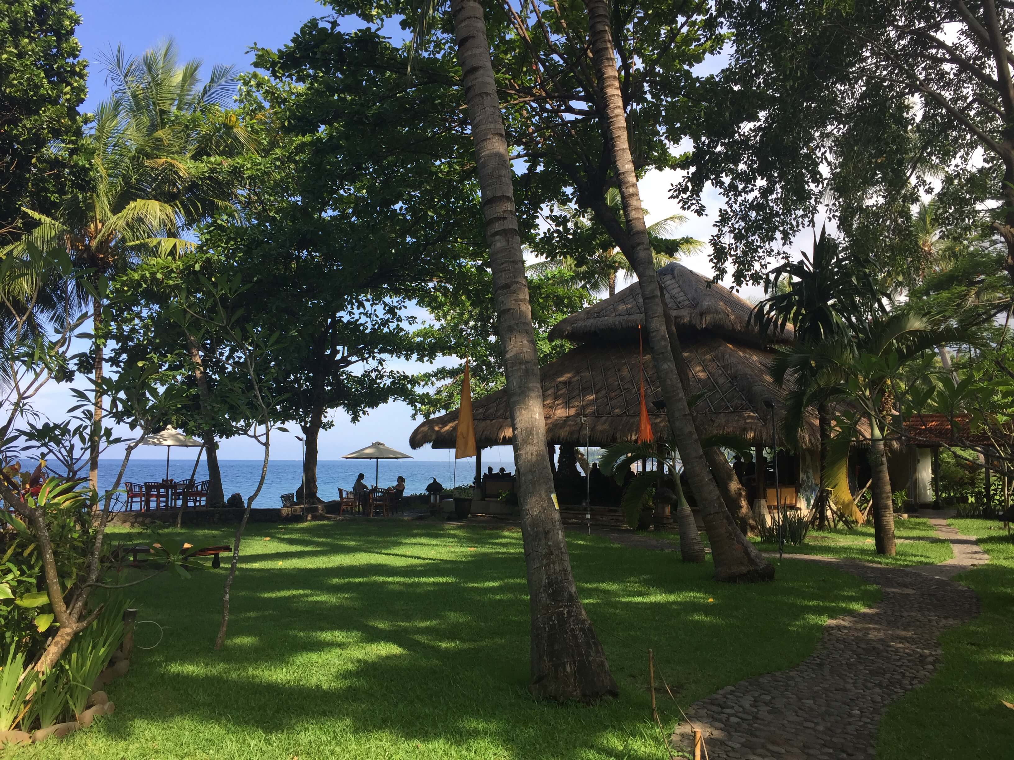 View of the Bali retreat